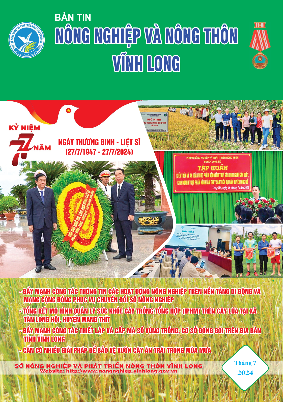 Bản tin Nông nghiệp tháng 7 năm 2024