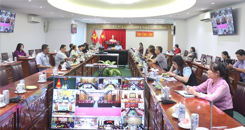 Hội nghị trực tuyến đánh giá, nâng cấp hệ thống thông tin phục vụ, đáp ứng yêu cầu sắp xếp đơn vị hành chính theo mô hình mới